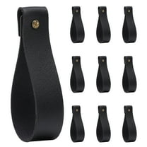 yihongmu 10 Pcs Wall-mountedwith Hanger Gold Curtain Rods Curtains Towel Black