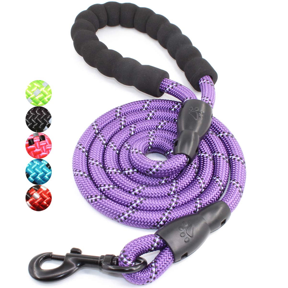 Large Dog Show Leads Clip 40 inches Braided Paracord Very Strong 