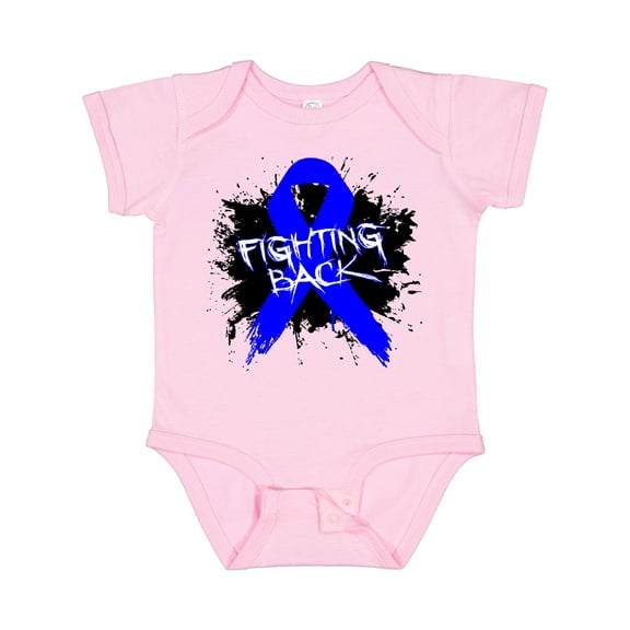 Inktastic Colon Cancer Fighting Back Boys or Girls Baby Bodysuit