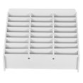 thumbnail image 1 of Soporte para teléfono celular para aula con 24 ranuras: organizador de escritorio para celular, caja de almacenamiento para dispositivos móviles, calculadora y gestión para la oficina escolar., 1 of 5