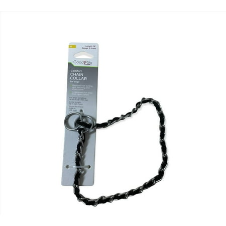 UPC: 0800443292228 | GOOD TO GO Comfort Chain Dog Collar – Medium