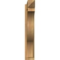 thumbnail image 2 of Ekena Millwork 6"W x 28"D x 36"H Funston Rough Sawn Arts and Crafts Outlooker, Western Red Cedar, 2 of 4