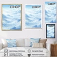 thumbnail image 4 of Designart "Azure Clouds Simplified Sky I" Clouds Floater Framed Wall Art Prints, 4 of 5