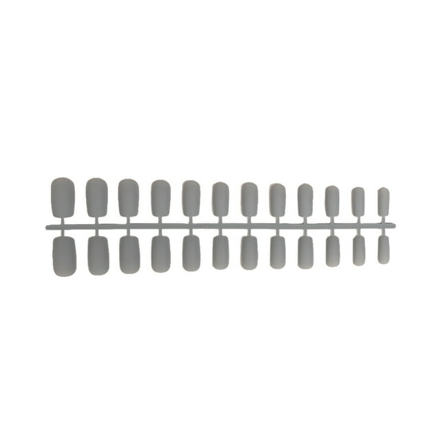 1 Set Glue on Nails Medium Length Style Street Nail Files Stick Full Cover Wraps Art Decals Artificial Beauty Tool Manicure Kit Decorations 8