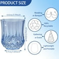 thumbnail image 5 of ZHURUININ 7oz Reusable  Stemless Wine Glasses，Blue，24Pack, 5 of 7