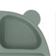 thumbnail image 3 of Soft Silicone Toddler Plate Dining Room Cute Cartoon Bear Shape Baby Suction Plate for Snacks Fruit Olive Green Single Plate, 3 of 4