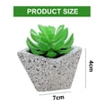 thumbnail image 2 of 2 uds mini bonsái suculento flor de simulación creativa decoración artificial del hogar planta de simulación, 2 of 5