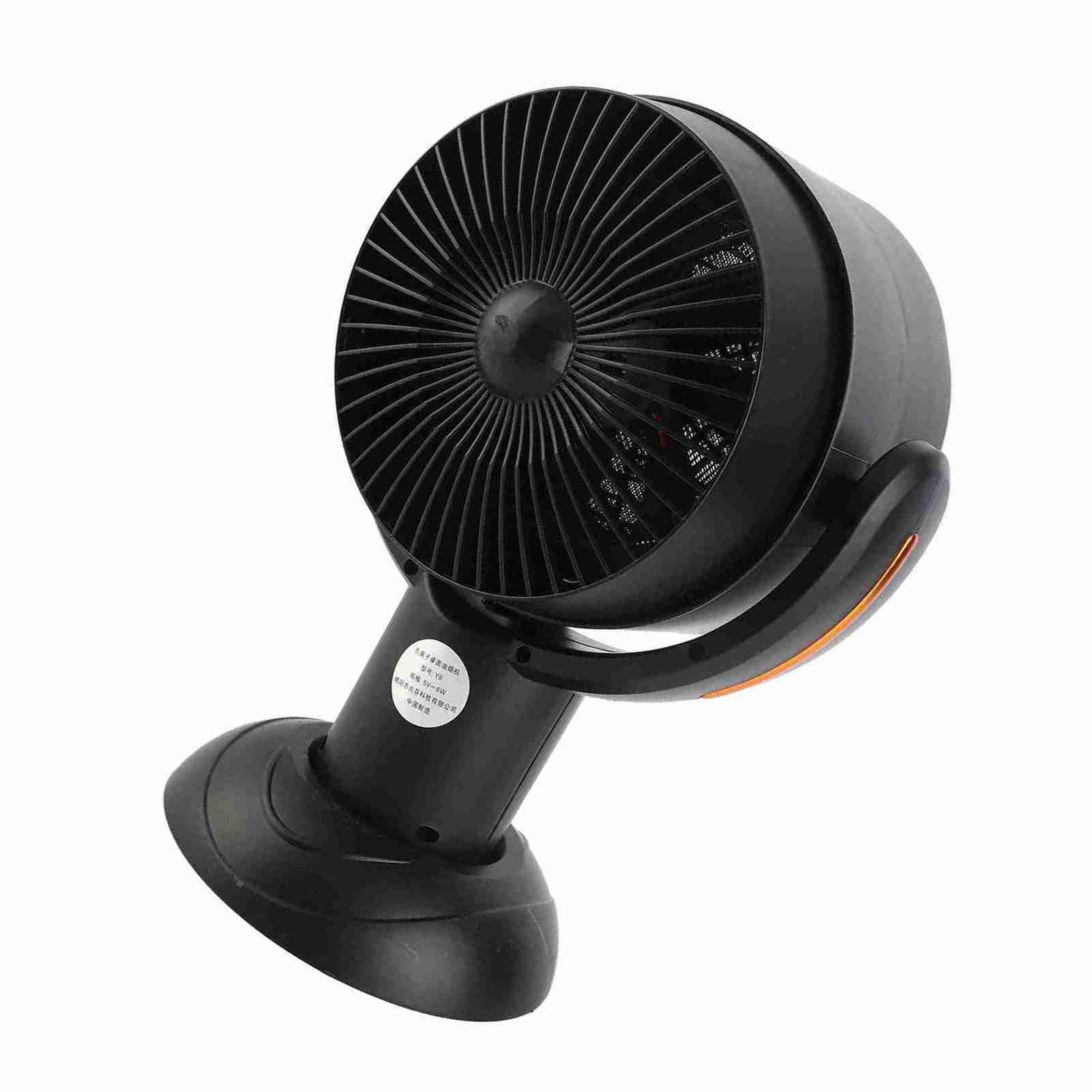 Yajisi Portable Desktop Range Hood 2‑Speed Negative‑Ion Exhaust Fan with Detachable Oil Cup & Removable Filter – USB Rechargeable, 3000 mAh, Ideal for Small Kitchens