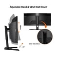 thumbnail image 5 of GIGABYTE - G34WQC Advanced-R - Monitor Gaming Curvo VA de 34" - WQHD 3440x1440-144Hz - 1ms MPRT - AMD FreeSync Premium - HDMI, DP - Altura Ajustable - Negro (RENOVADO), 5 of 5