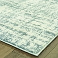 thumbnail image 2 of 2’x3’ Ivory and Gray Abstract Strokes Scatter Rug, 2 of 3