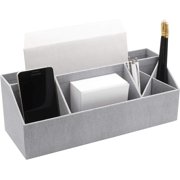 Bigso Elisa Desktop Organizer | Durable Office Desk Organizer | White