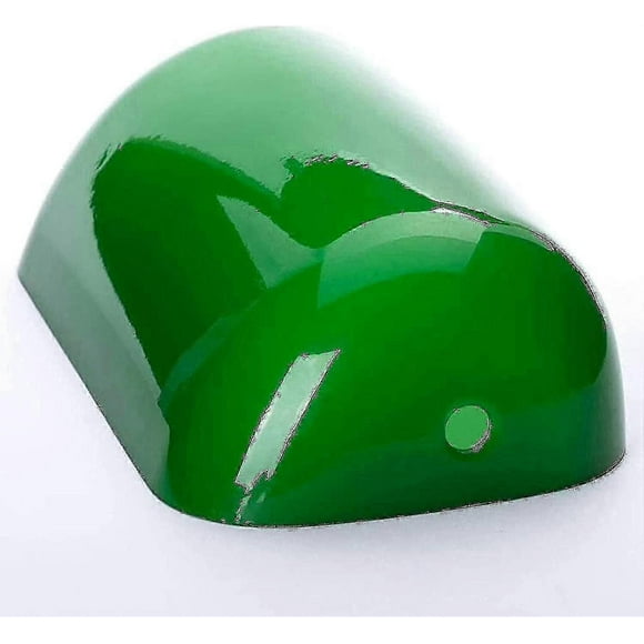 Replacement Banker"s Lamp Shade, Table Lamp, Glass Shade, Multicolor, Replacement Glass Shade, Glass Shade For Desk Lamp Green.