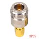 thumbnail image 1 of N macho a conector hembra SMA RF Coaxial Adaptador coaxial Tipo recto Convertidor N-SMA 1/2/3/4 Piezas Eigraketly TX1037-03, 1 of 2