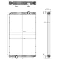 thumbnail image 4 of Radiator For 5900i 8600 SBA 9200i SBA 9400i SBA LoneStar ProStar NAV19PA, 4 of 8