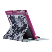Speck FitFolio - Flip cover for tablet - vegan leather - boysenberry purple, vintage bouquet gray