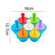 thumbnail image 2 of Molde para paletas de helado, bandeja de congelación rápida de frutas frescas, mini molde de silicona para paletas, 2 of 5