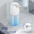 thumbnail image 3 of Automatic Foaming Soap Dispenser 400ml USB Rechargeable Waterproof Hand Sanitizer Dispenser with 4 Gears Wall Mount Touchless Sensor Soap Pump for Bathroom Kitchen, 3 of 9