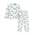 thumbnail image 2 of Uemuo Cartoon House Car Pattern Womens Pajama Sets,PJ Set for Women,Pajamas for Women Logo,Long Sleeve Pajama Set for Women,Soft Long Sleeve Top With Pants-XX-Large, 2 of 9