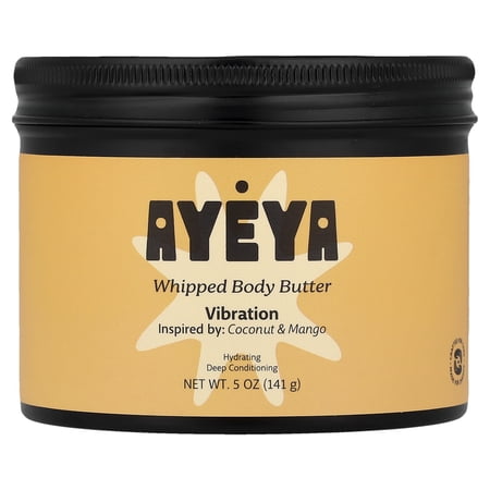 Ayeya Whipped Body Butter  Coconut Mango  5 oz (141 g)