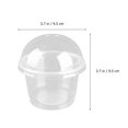 thumbnail image 3 of HLONK 20Pcs Clear Plastic Cupcake Containers With Lids 8 oz Disposable Dessert Cups, 3 of 5