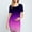Purple, variant on Summer Savings Clearance! Women’s Fashionable Printed Pleated Maternity Skirt, Short-Sleeved Round Neck Mid-Calf Dress, Comfortable Dress for Expecting Mothers Clearance Sales Today Deals Prime