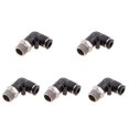 thumbnail image 2 of Conector Del Codo Del Del Varón de 5pcs Empuje Accesorio DPL-L6-02 Zulema Conector de codo de rosca macho, 2 of 8