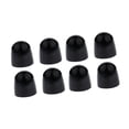thumbnail image 3 of 8 piezas de cubiertas para pernos de inodoro, accesorios de baño, fácil instalación, decorativos Negro, 3 of 9