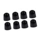 thumbnail image 3 of 8 Uds. Cubiertas para pernos de inodoro, accesorios de baño, fácil instalación, cubierta decorativa redonda para inodoro, cubierta para inodoro para uso doméstico Negro, 3 of 8