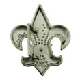 thumbnail image 2 of Fleur de lis belt buckle Saint French Flower Blinged Iced Silver Out Rhinestone, 2 of 2
