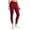 Wine, variant on BLVB High Waisted Yoga Pants for Women Running Workout Mesh Leggings Side Pockets Stretch Athletic Tights