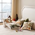 thumbnail image 2 of Christmas Santa Claus Decorative Pillows, Velvet Printed Christmas Tree and Car, 18" x 18", Beige, Set of 4, 2 of 4