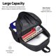thumbnail image 3 of Fotbe Navy And White Polka Dot Mochila para Hombre y Mujer - Tela Oxford 600D Resistente - Mochila Impermeable de Gran Capacidad para Escuela, Viajes y Senderismo, 3 of 6