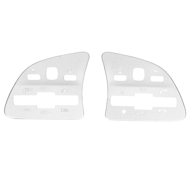 2 piezas de cubierta de botón de volante redondo de repuesto para Mercedes Benz Clase A/B/C/E 2020
