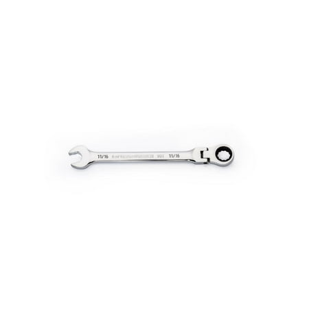 

Gearwrench 11/16 90T 12 Point Flex Head Ratcheting Combination Wrench