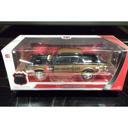 1966 PLYMOUTH BARRACUDA HURST HEMI UNDER GLASS 1:18 DRAG RACING CAR HWY1834 ACME