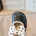 thumbnail image 5 of Otqutp Soft Sole Dance Shoes for Flower Girls Fashion Autumn Girls Casual Shoes Thick Sole Round Toe Polka Dot Bow Cute Dress Shoes, 5 of 9