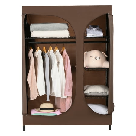 Langria 2 Door Compact Portable Zip Closet Extra Large Clothes Langria 2 Door Compact Portable Zip Closet Extra Large Clothes Storage Wardrobe Organizational