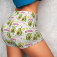 thumbnail image 2 of Sikiie Avocado Work Out Print Workout Shorts Women Scrunch Butt Gym Shorts Seamless High Waist Tummy Control Yoga Biker Athletic Shorts, 2 of 5