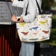 thumbnail image 6 of Large Beach Bags Water-resistant Sandproof - Cute cartoon Whales Cute Beach Tote Bags for Women with Zipper, 6 of 6