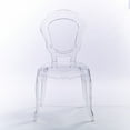 thumbnail image 6 of 2xhome Set of 2 Clear Plastic Stackable Acrylic Ghost Chair Glam Modern Mid Century Contemporary No Arm Side Chair With Back Dining Accent Transparent Designer Desk Writing Office Bedroom Outdoor, 6 of 8