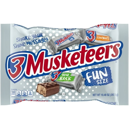 3 Musketeers Halloween Chocolate Fun Size - 10.48oz