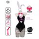 thumbnail image 2 of Cos Mikuu Rabbit Hole - Conejita de cuero negro para niña, disfraz sexy y lindo para Halloween, tocados, ropa, lazos para niña, 2 of 5