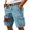 Sky Blue, variant on GrmtClth Mens American Flag Print Cargo Shorts 2026 Patriotic 1776-2026 Summer Shorts Breathable Multi-Pocket Short Pant Soft Work Trouser Sky Blue M