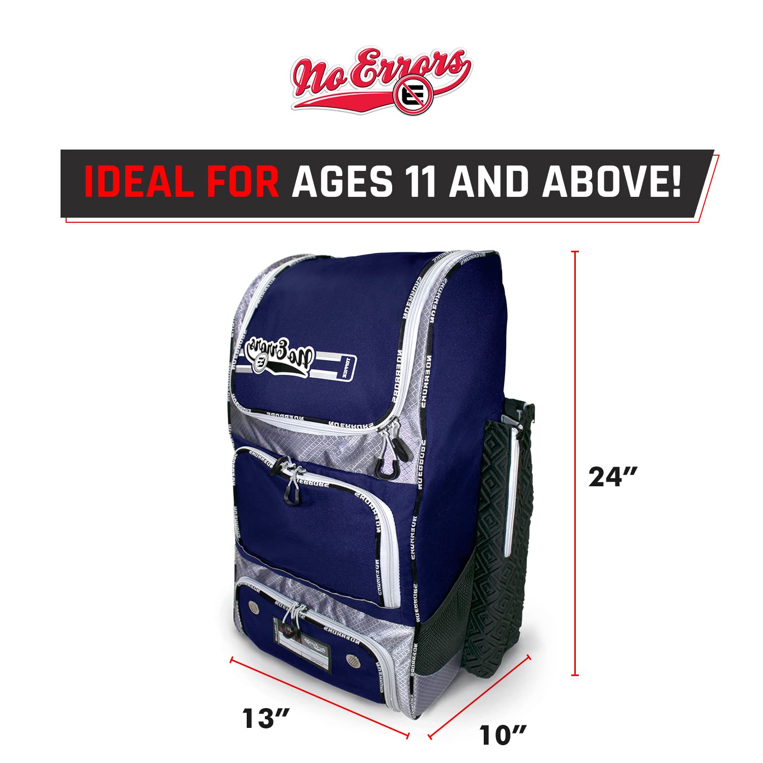 Top Pick Baseball Backpack for Kids - Heavy Duty Youth Baseball and Softball Bag with Fence Hooks - Dual Glove and Bat Compartments