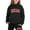 1#Black, variant on Kiijoy Toddler Girls Chicago Print Hoodie Jogger Pants Unisex Casual Outfits, Sizes 2-3