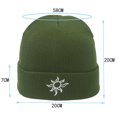 thumbnail image 2 of Winter Beanies Hats Winter Hat For Men Reflective Yarn Knit Cap Soft And Warm Fold Up Daily Caps For Men Women Fashion, 2 of 2