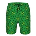 thumbnail image 4 of Kdxio St Patrick's Day5 Pattern Mens Casual Shorts - Drawstring Summer Beach Sports Shorts for Men, 4 of 9