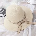 thumbnail image 2 of Prolriy Sun Hats for Women Ladies Women Casual Wide Brimmed Beach Hat Parent-Child Outing Hat Beach Hats for Women Beige M, 2 of 2