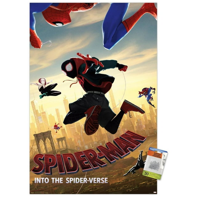Marvel MCU - Spider-Man - Into The Spider-Verse - Dive Wall Poster, 22.375" x 34"