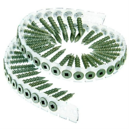 

SENCO 08T200W 8-Gauge 2 in. Collated Cement Board Screws (1 000-Pack)